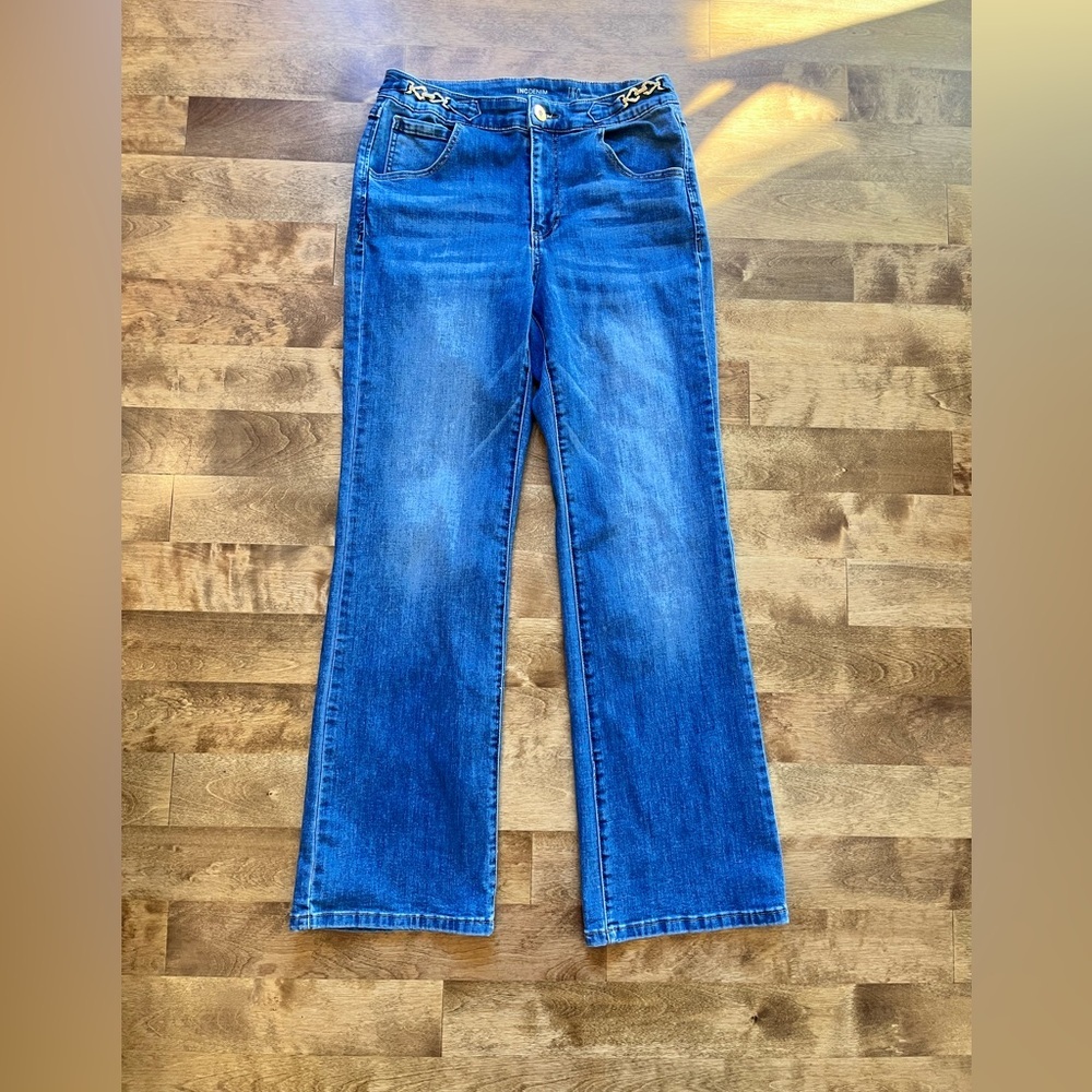 INC Baby Bootcut Gold Buckle 30